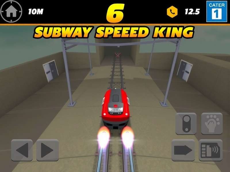 Subway Speed King Game Screenshot